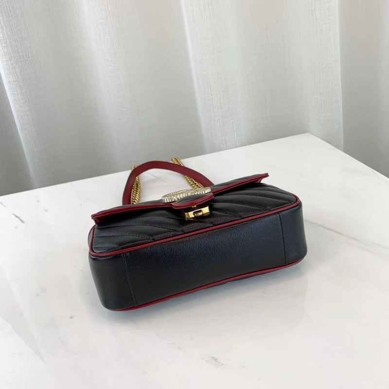 Gucci GG Marmont Bolso de hombro pequeño 446744-4