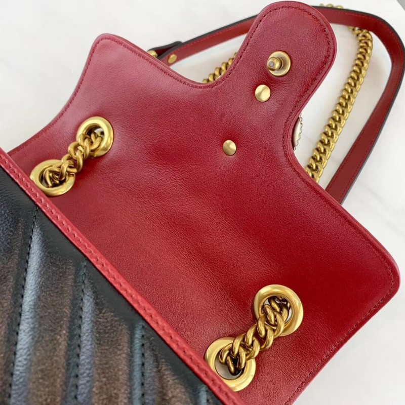 Gucci GG Marmont Bolso de hombro pequeño 446744-6