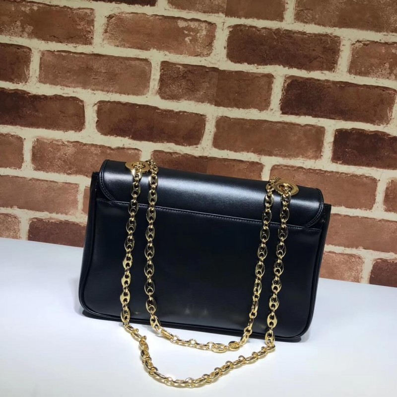 Bolso de hombro pequeño de cuero Gucci 576421-3