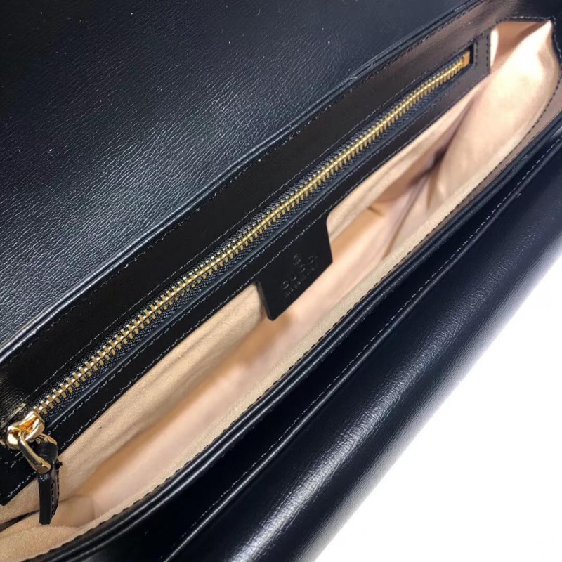 Bolso de hombro pequeño de cuero Gucci 576421-9