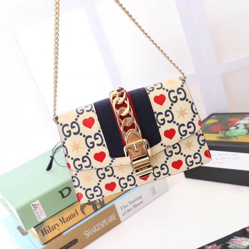 Gucci Sylvie Super Mini Bolsa 494646-1