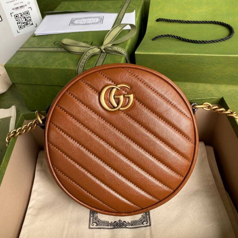 Gucci GG Marmont Mini Bolso de hombro redondo 550154-1