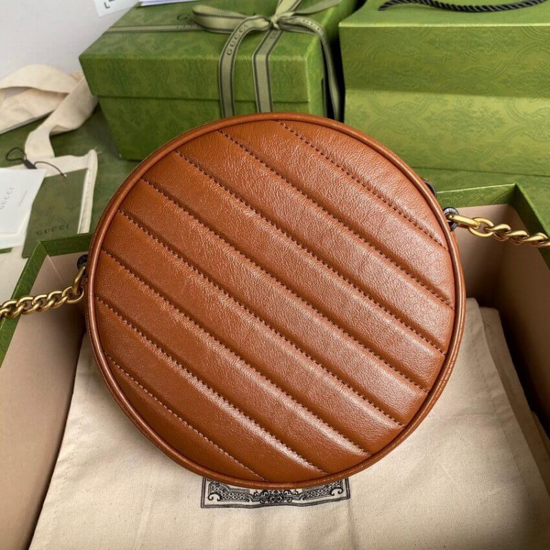 Gucci GG Marmont Mini Bolso de hombro redondo 550154-2