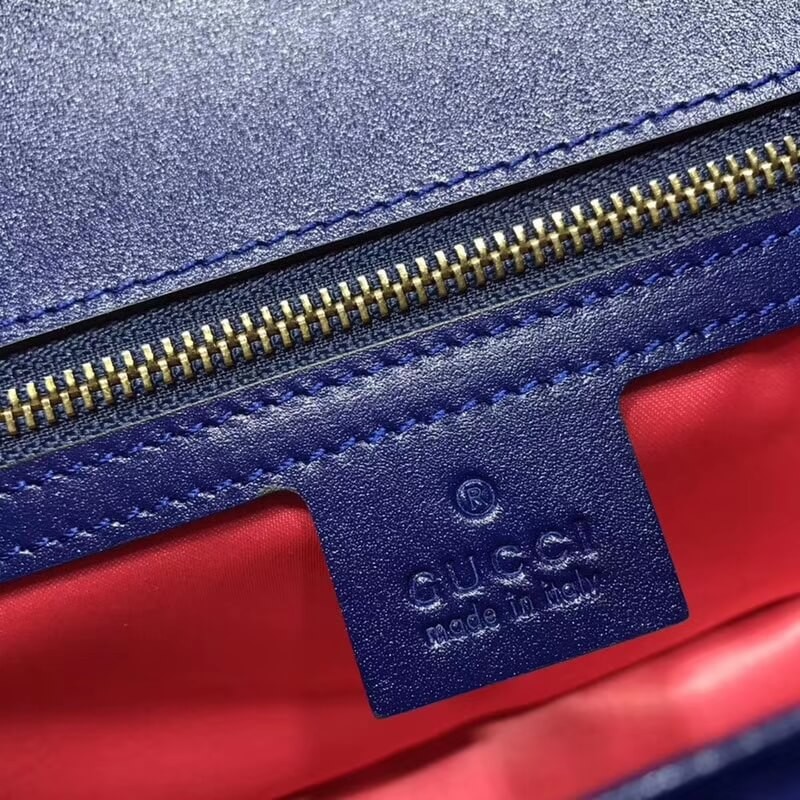 Gucci GG Bolso de hombro de terciopelo Marmont 443497-8