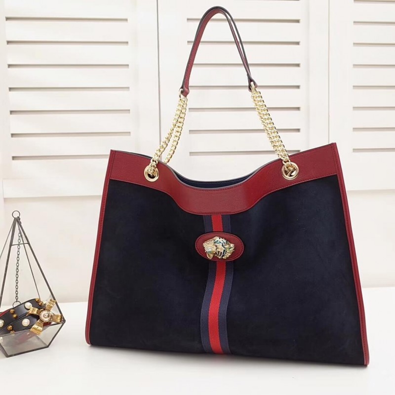 Gucci Suede Rajah Gran Tote 537219-1
