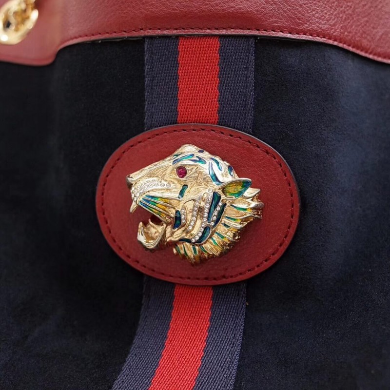 Gucci Suede Rajah Gran Tote 537219-2