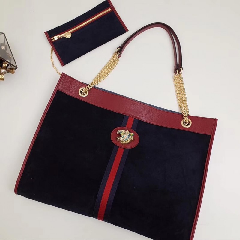 Gucci Suede Rajah Gran Tote 537219-5