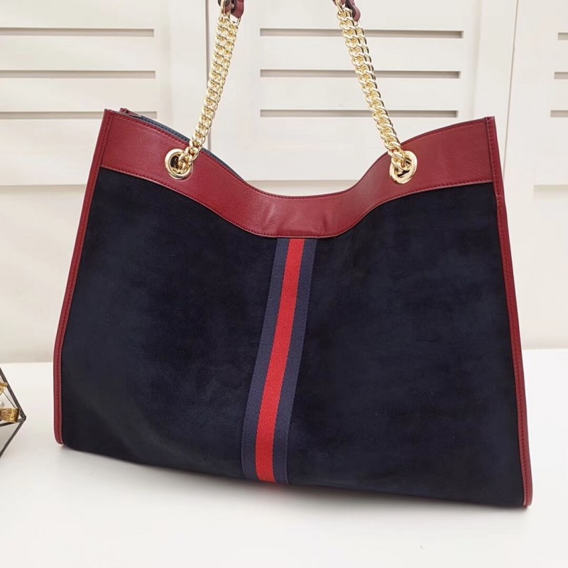 Gucci Suede Rajah Gran Tote 537219-6
