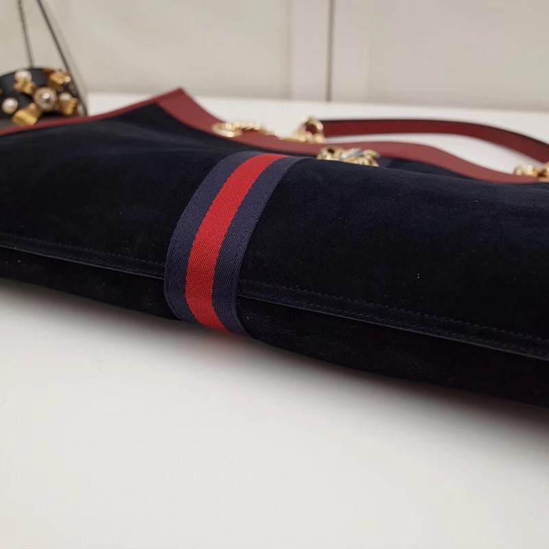 Gucci Suede Rajah Gran Tote 537219-7
