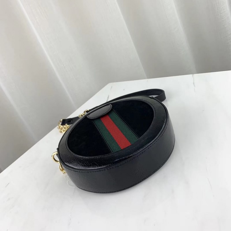 Gucci Suede Ophidia Mini Bolso de hombro redondo 550618-6