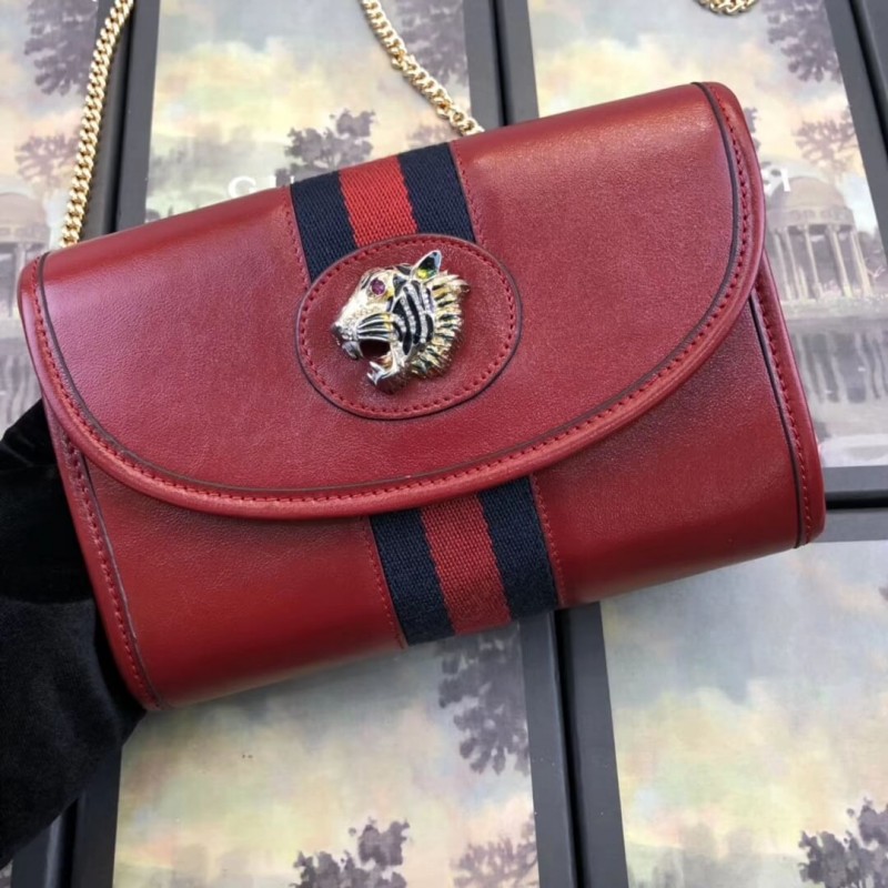 Gucci liso de cuero rajah mini bolsa 573797-1