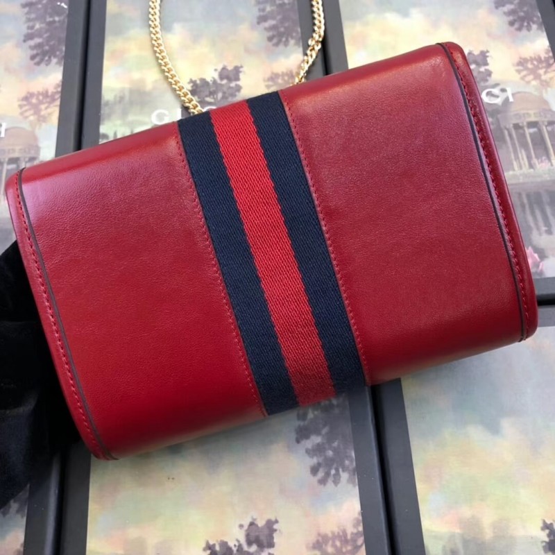 Gucci liso de cuero rajah mini bolsa 573797-2
