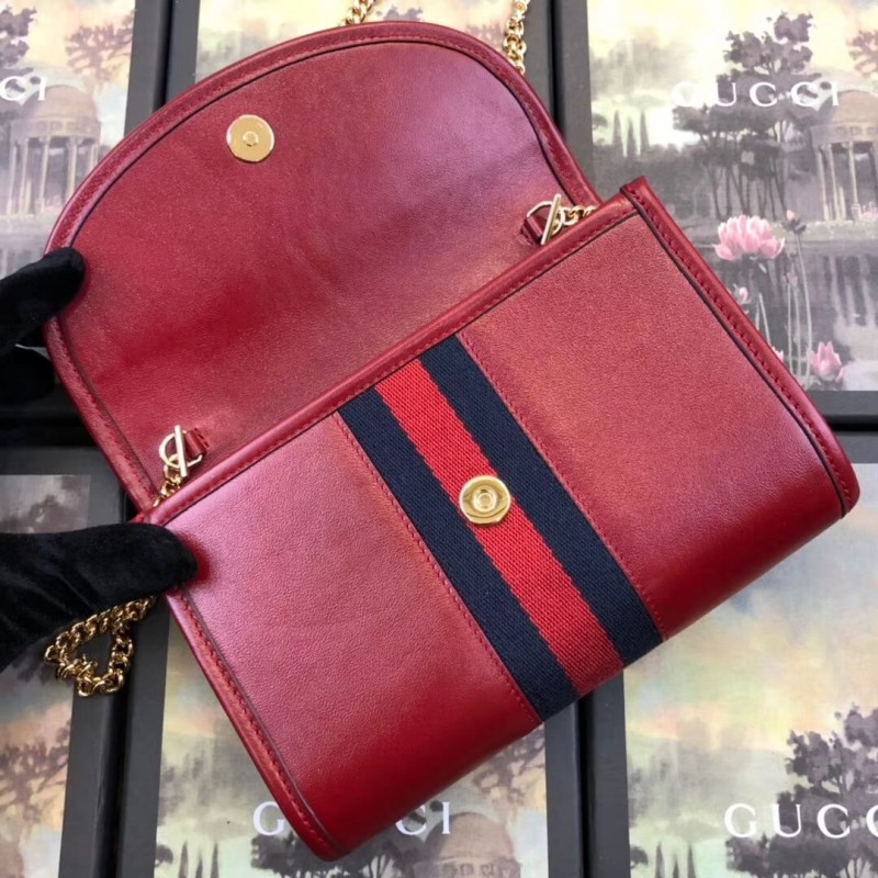 Gucci liso de cuero rajah mini bolsa 573797-6
