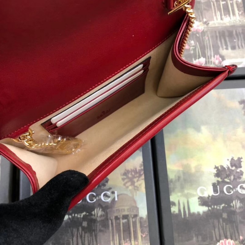 Gucci liso de cuero rajah mini bolsa 573797-7
