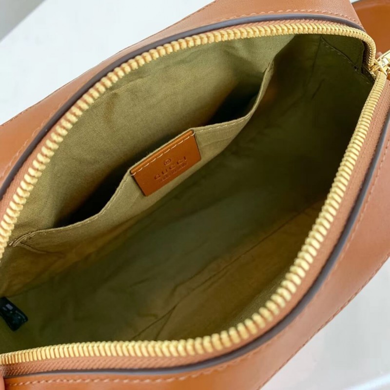 Bolso de hombro de lona vintage de Gucci 575073 beige-9