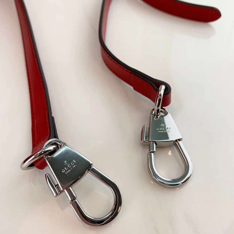 Gucci Zumi Bolsa de mango de cuero liso de cuero liso 564714-7