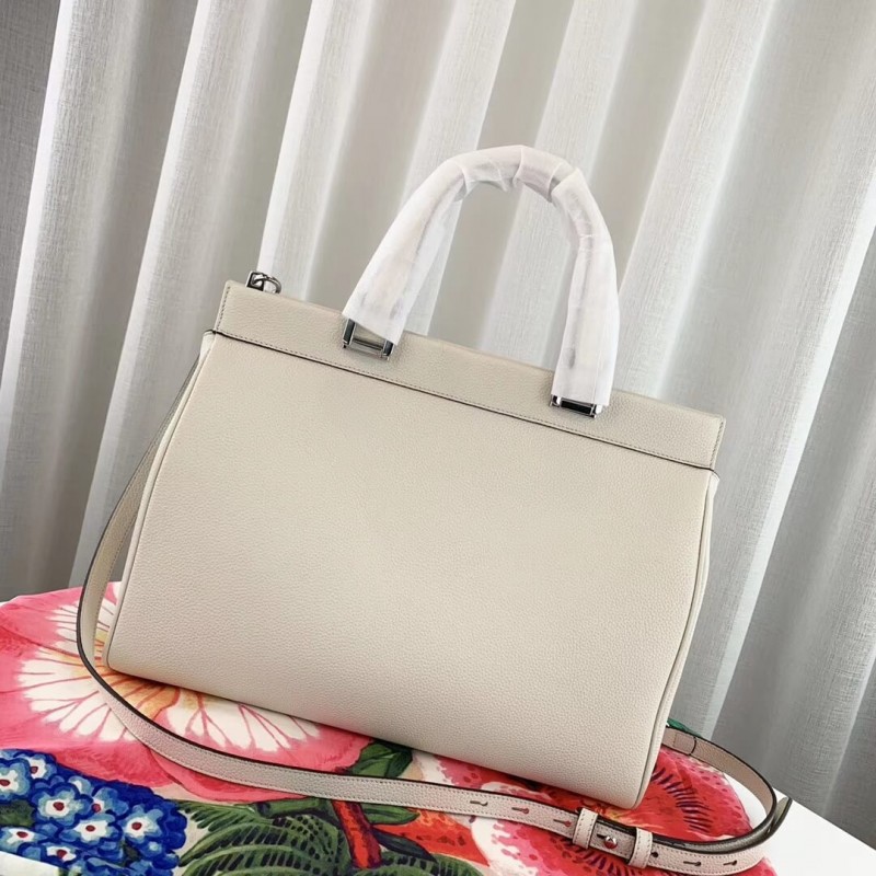 Gucci zumi de cuero grano de cuero con bolsas de mango superior 564714-2