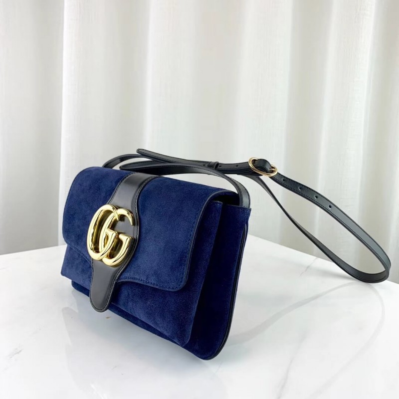 Gucci Suede Arli Bolso de hombro pequeño 550129-1