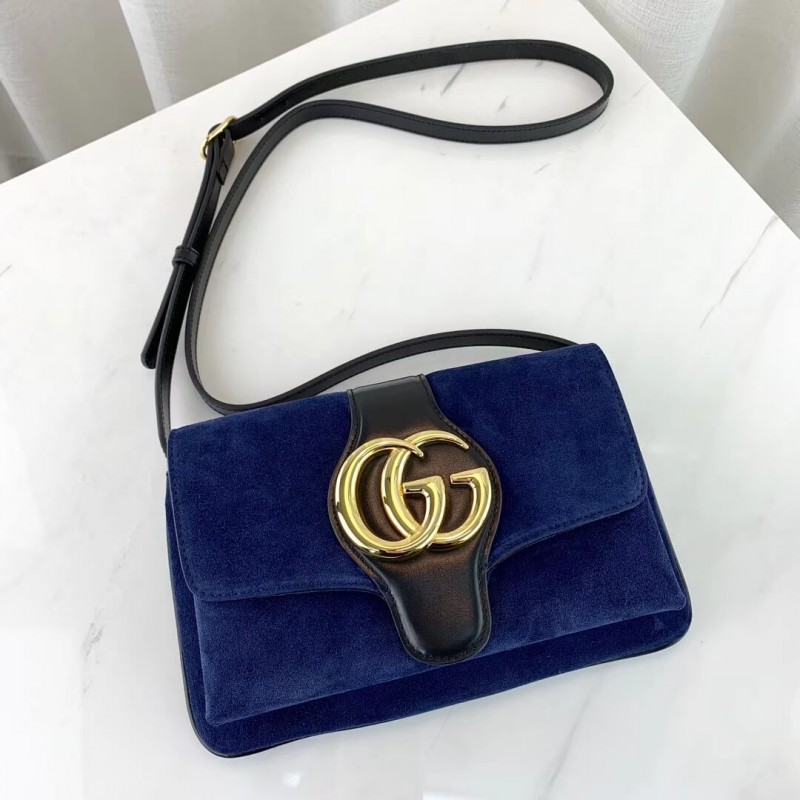 Gucci Suede Arli Bolso de hombro pequeño 550129-2