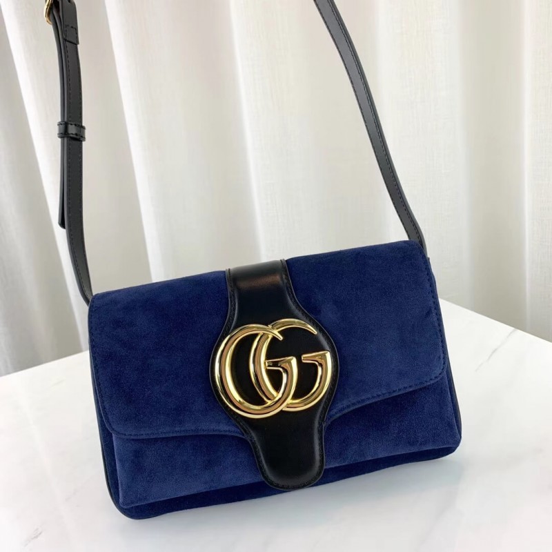 Gucci Suede Arli Bolso de hombro pequeño 550129-6