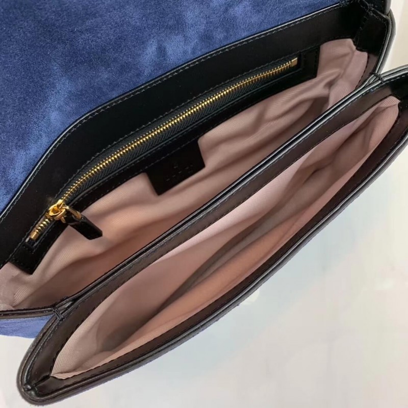 Gucci Suede Arli Bolso de hombro pequeño 550129-8