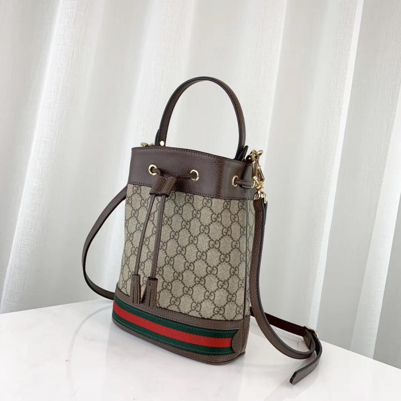 Gucci Ophidia Pequeña bolsa de cubo GG 550621-2