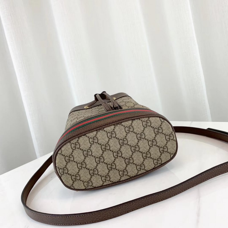 Gucci Ophidia Pequeña bolsa de cubo GG 550621-3