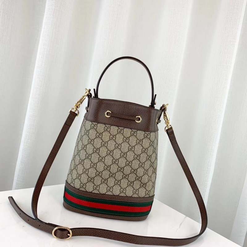 Gucci Ophidia Pequeña bolsa de cubo GG 550621-5