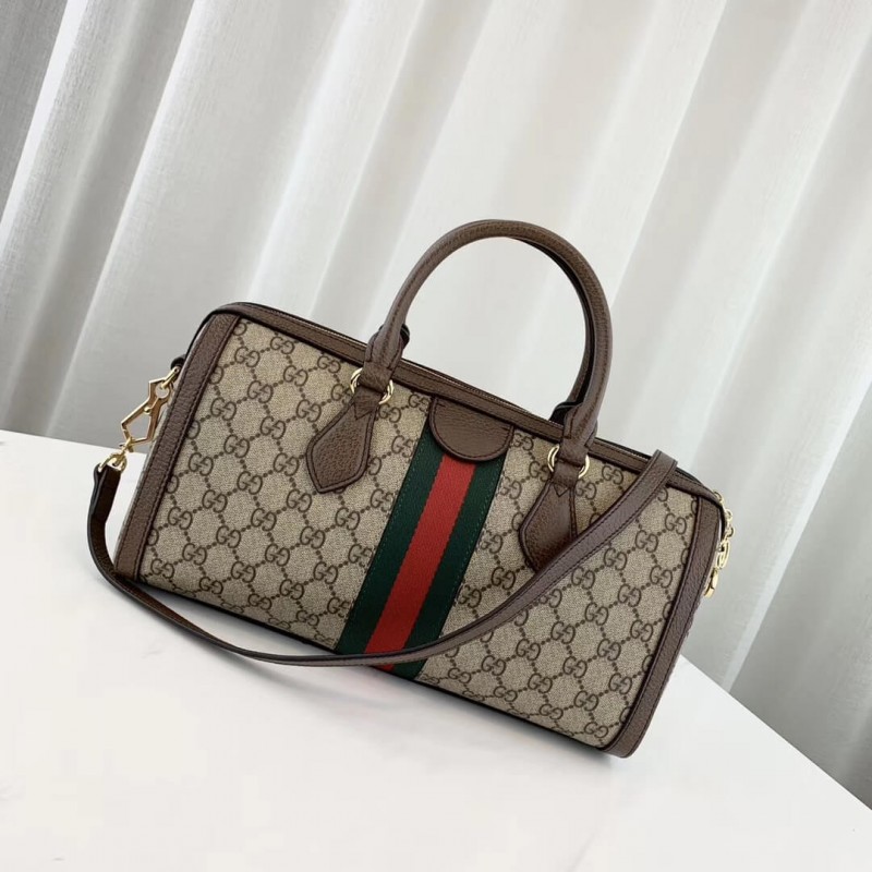 Gucci Ophidia GG Bolsa de mango superior mediana 524532 Café-2