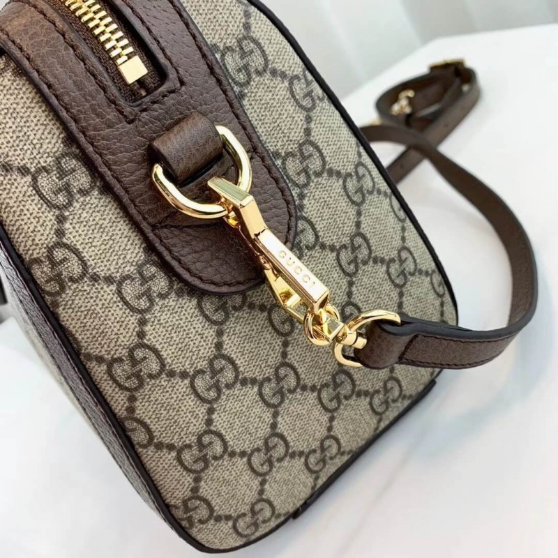 Gucci Ophidia GG Bolsa de mango superior mediana 524532 Café-4