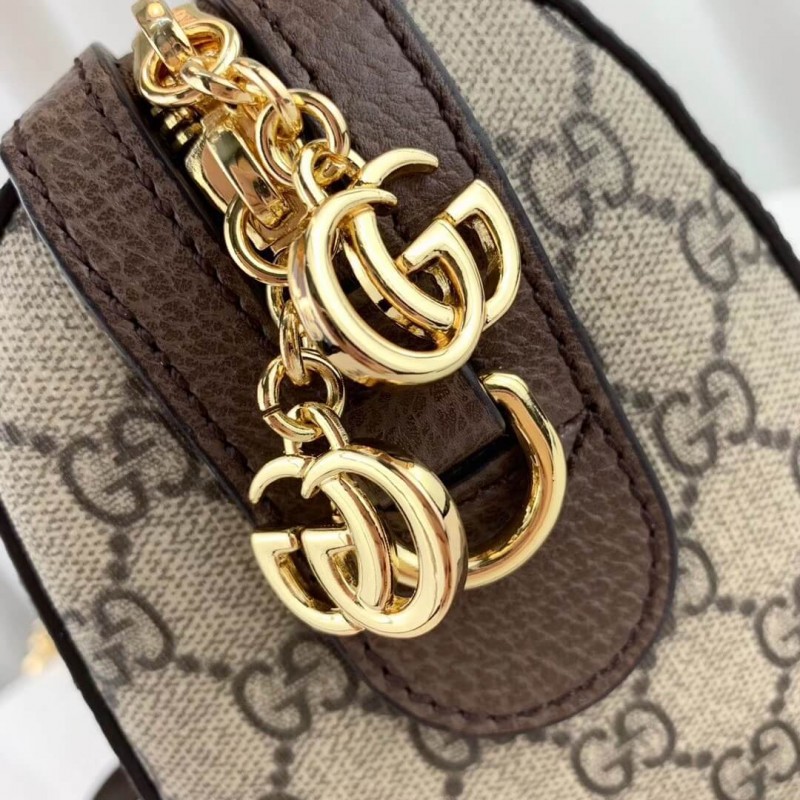 Gucci Ophidia GG Bolsa de mango superior mediana 524532 Café-6