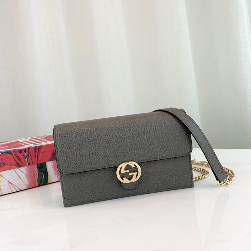Bolsa Crossbody de cuero de cuero Gucci 510314-1