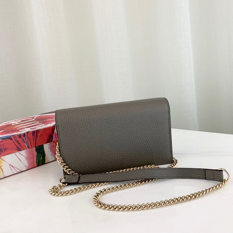 Bolsa Crossbody de cuero de cuero Gucci 510314-2