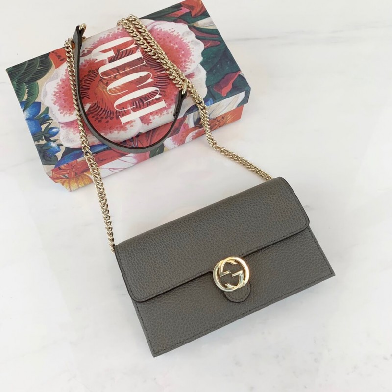 Bolsa Crossbody de cuero de cuero Gucci 510314-3
