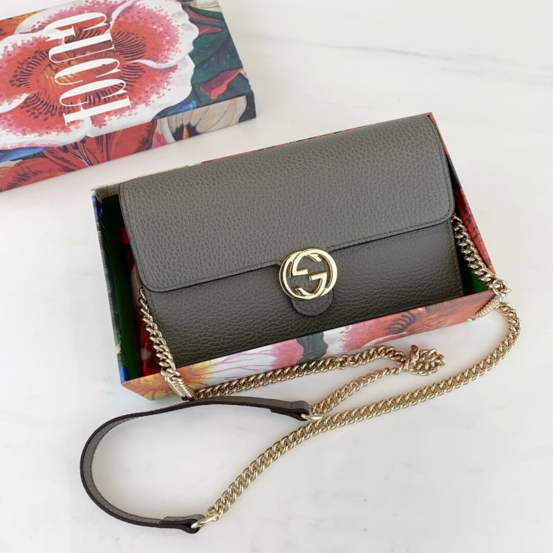 Bolsa Crossbody de cuero de cuero Gucci 510314-9