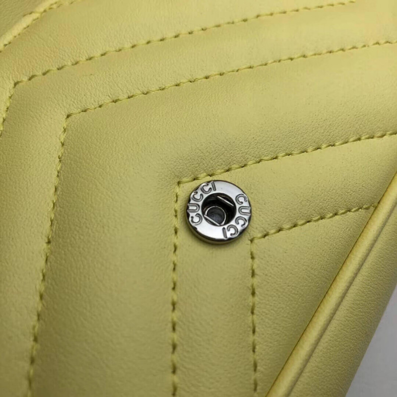 Gucci GG Marmont Matelasse Super Mini Bolsa 476433-5