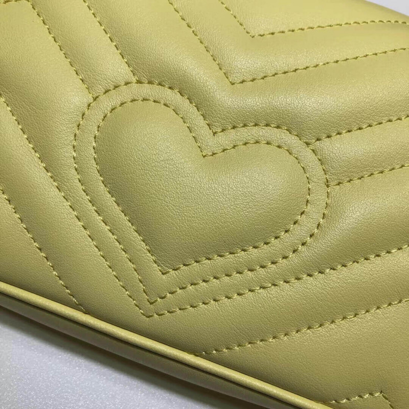 Gucci GG Marmont Matelasse Super Mini Bolsa 476433-7