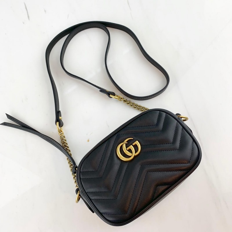 Gucci GG Marmont Matelasse Mini Bolsa 448065-4