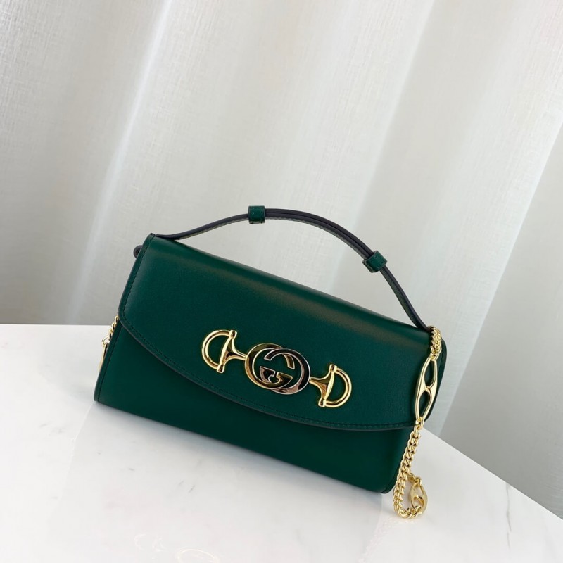 Gucci Zumi Bolsa de cuero liso 564718-1