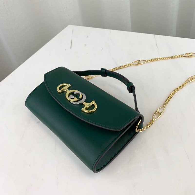 Gucci Zumi Bolsa de cuero liso 564718-3