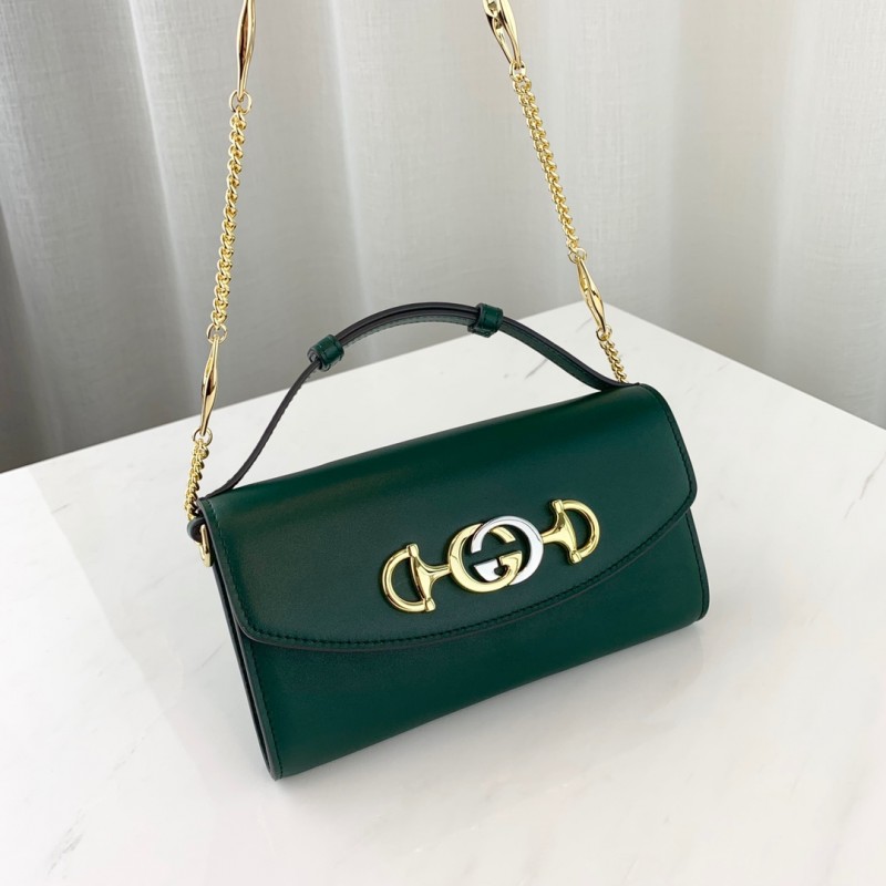 Gucci Zumi Bolsa de cuero liso 564718-4