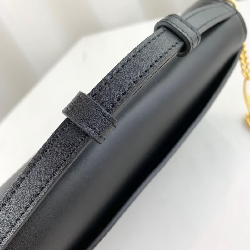 Gucci zumi de cuero liso bolso de hombro pequeño 572375-5