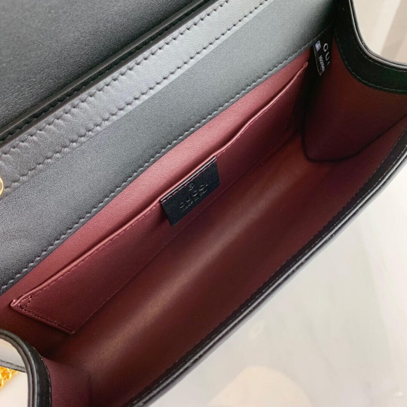 Gucci zumi de cuero liso bolso de hombro pequeño 572375-8