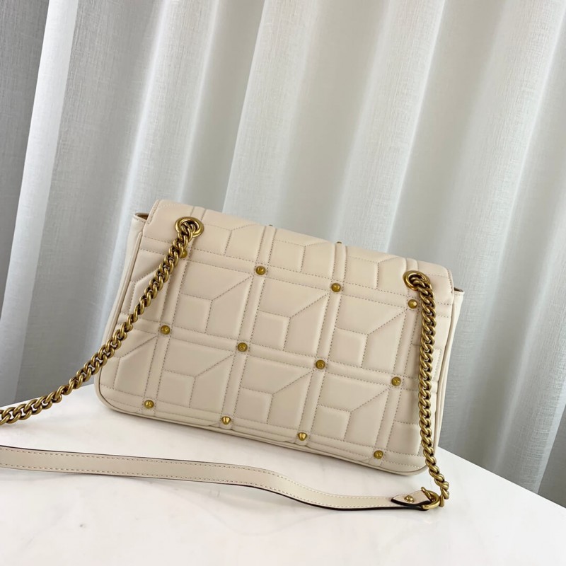 Gucci GG Bolso de hombro Matelasse con pernos 443496-1