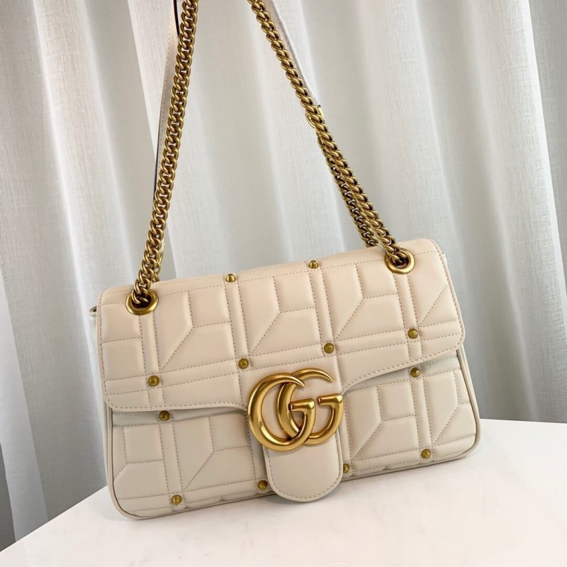 Gucci GG Bolso de hombro Matelasse con pernos 443496-6