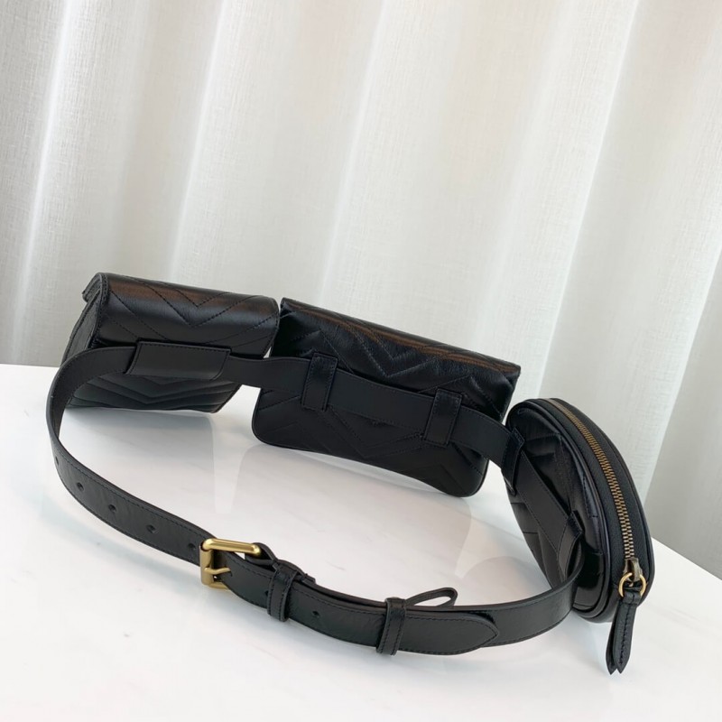 Gucci GG Bolsa de cinturón Matelasse Matelasse 524597-2