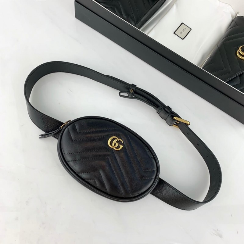 Gucci GG Bolsa de cinturón Matelasse Matelasse 524597-6