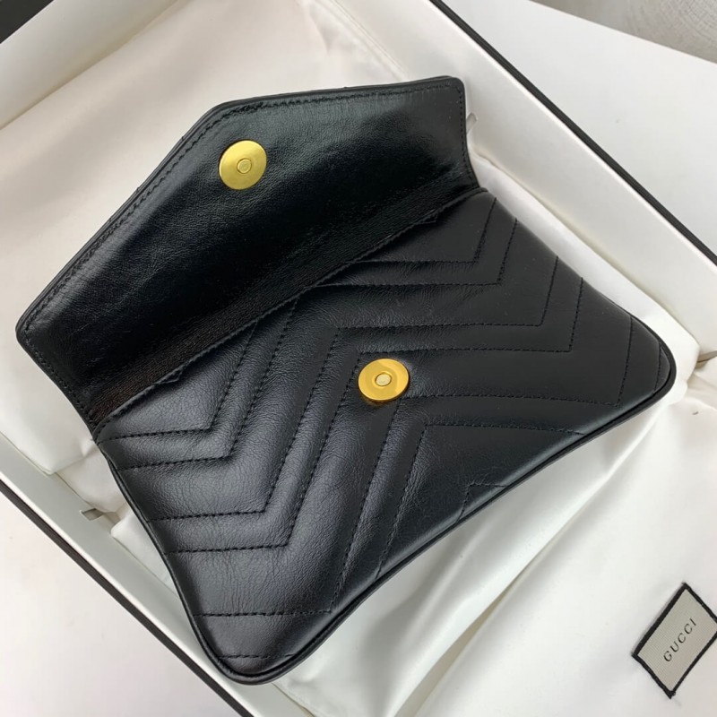 Gucci GG Bolsa de cinturón Matelasse Matelasse 524597-9