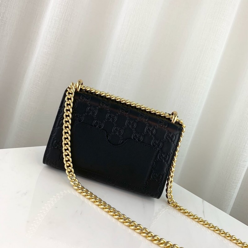 Gucci candado pequeño Gucci Signature Shoulder Bolse 409487-3