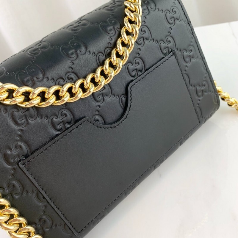 Gucci candado pequeño Gucci Signature Shoulder Bolse 409487-7